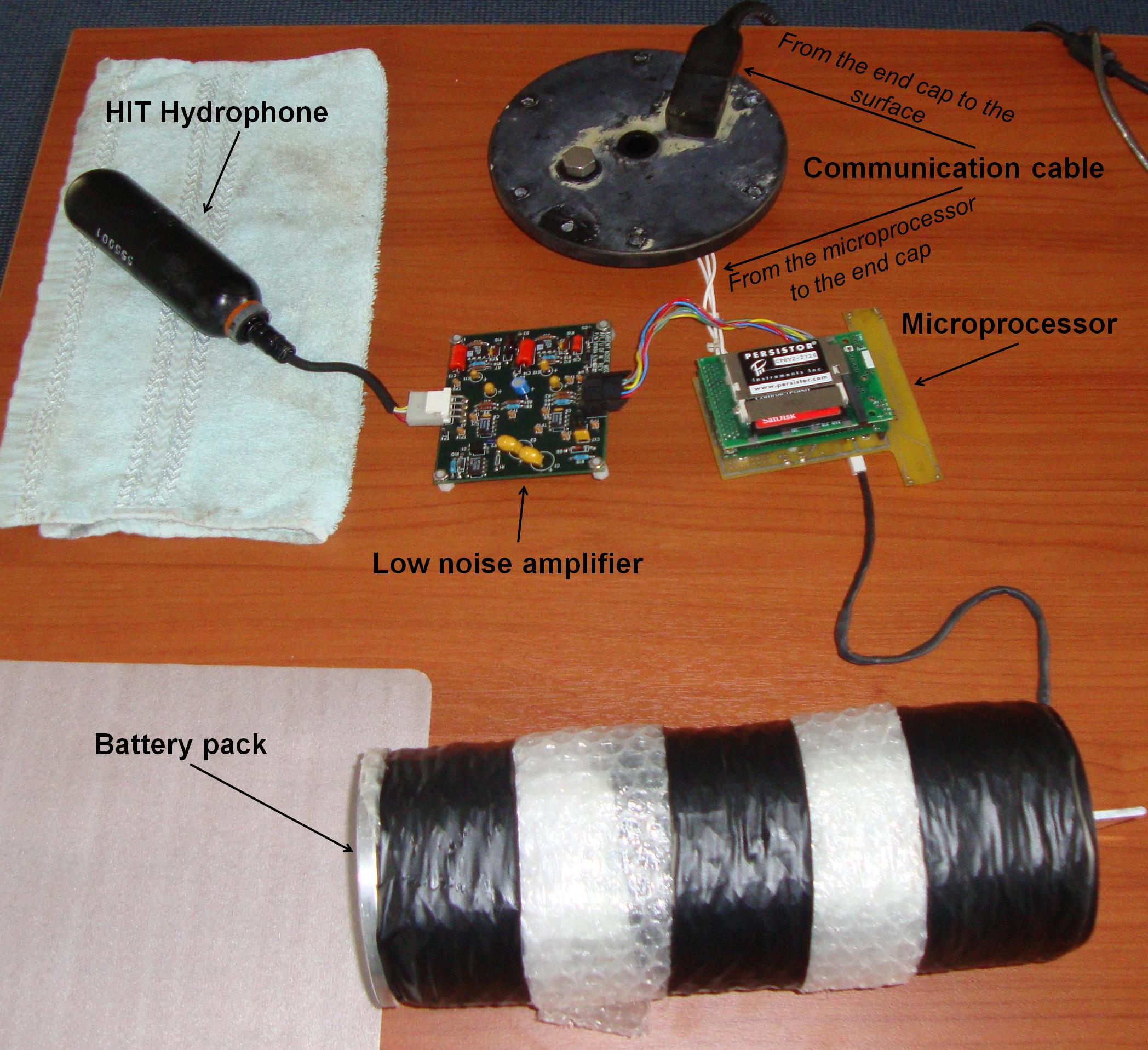 Underwater Passive Aquatic Listener (UPAL) hardware units